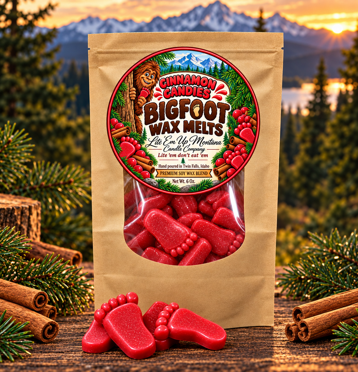 Cinnamon Candy Big Foot Waxmelts