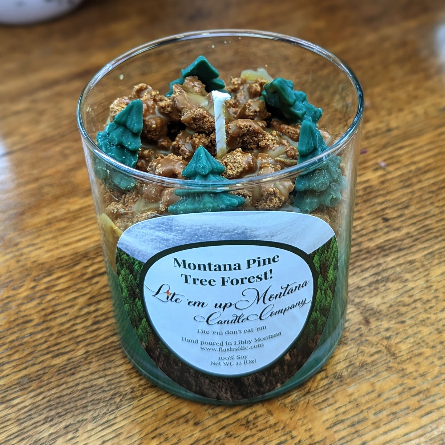 Montana Pine Tree Forest Candle
