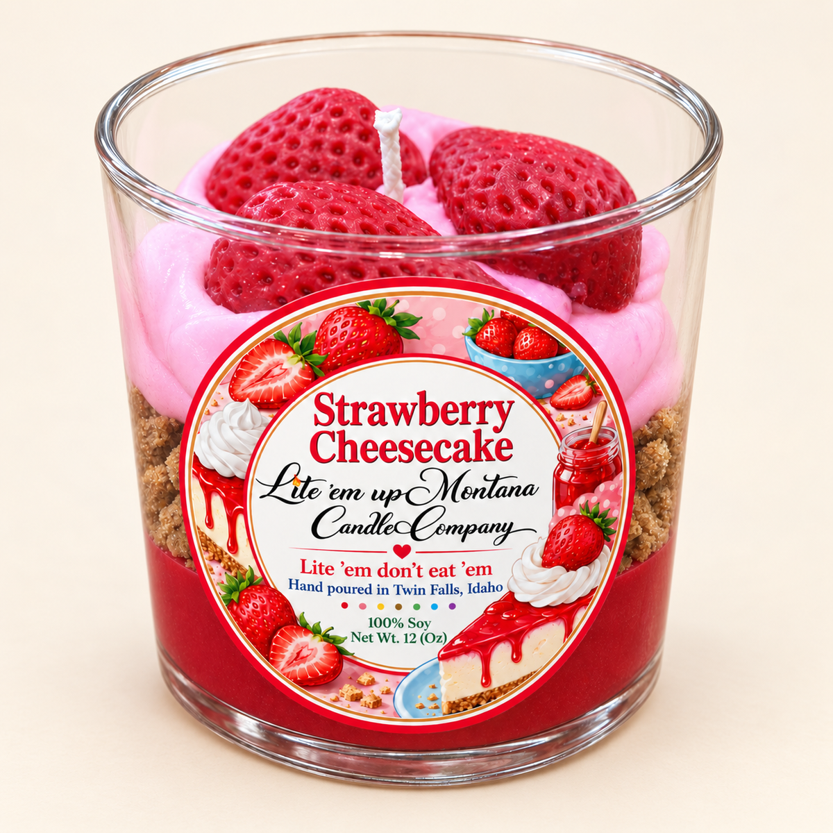 Strawberry Cheesecake Candle