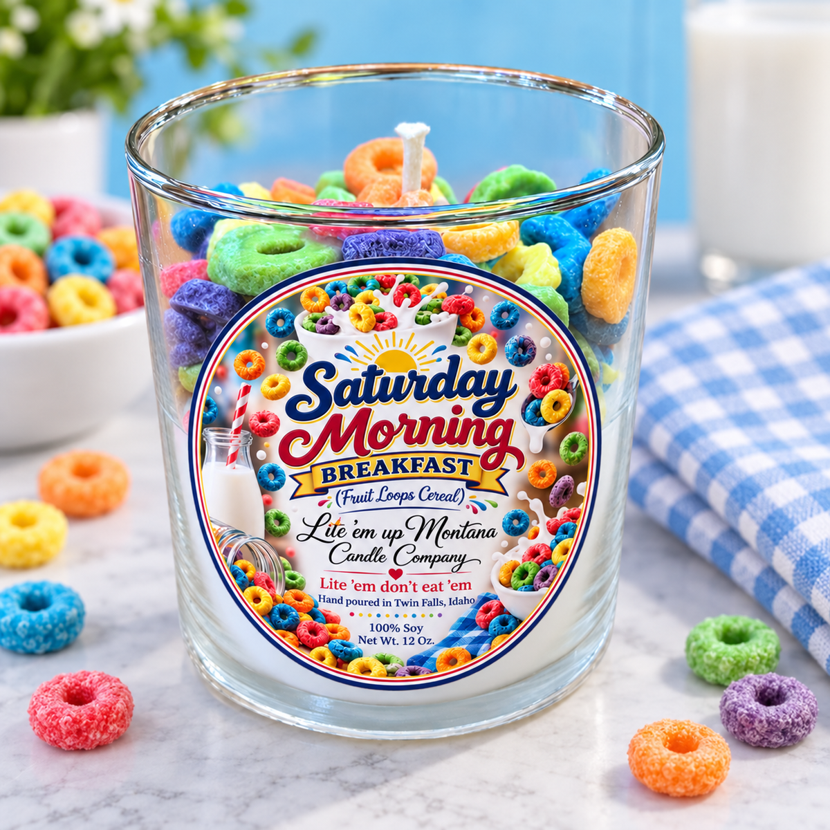 Saturday Morning Breakfast (Fruit Loops) Candle