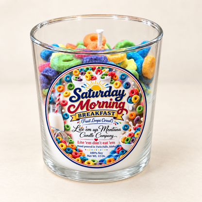 Saturday Morning Breakfast (Fruit Loops) Candle