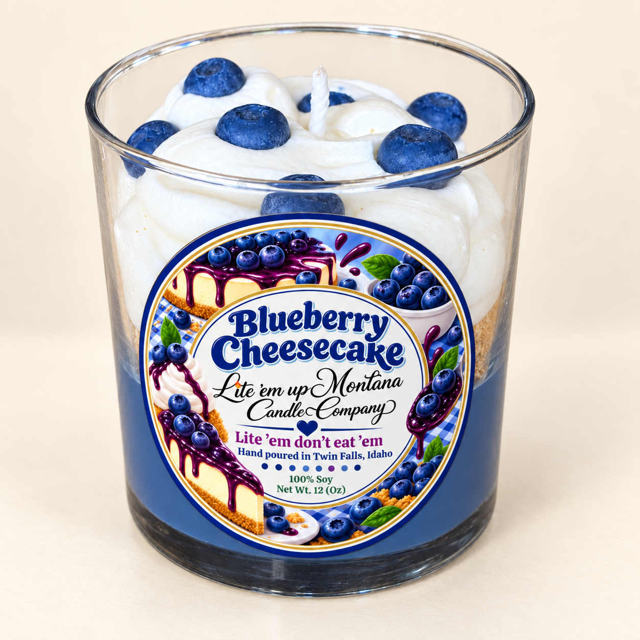 Blueberry Cheesecake Candle