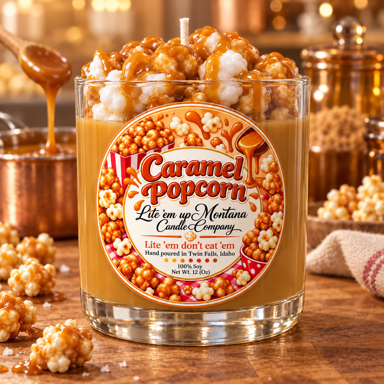 Caramel Popcorn Candle