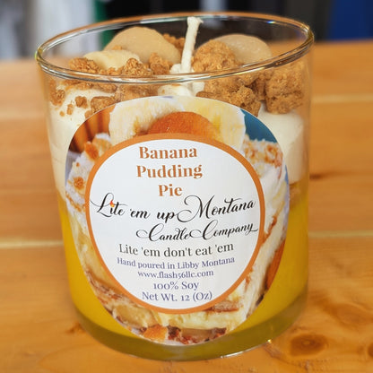 Banana Pudding Pie Candle