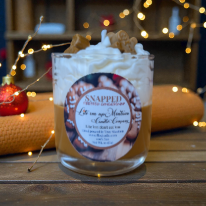 Snapped / Iced Gingerbread Candle