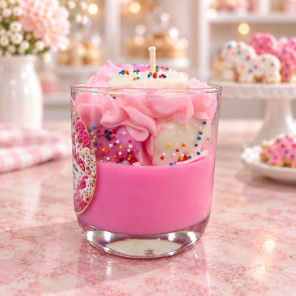 Frosted Animal Cookie Candle
