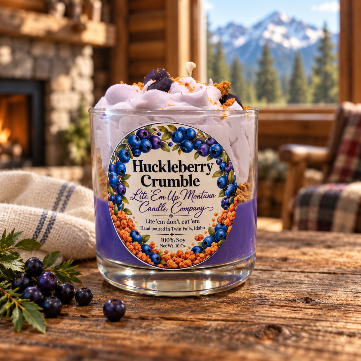 Huckleberry Crumble Candle